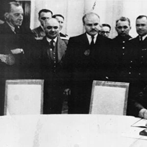 Signing the Armistice between the Soviet Union, United States of America