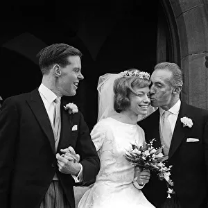 Stanley Matthews standing next to his daughter Jan 1963 Jean Matthews