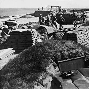 A strongly fortified position somewhere along the East Coast of England during