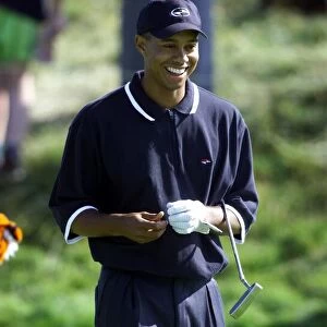 Tiger Woods Open Golf Championship Carnoustie 1999 blue cap glove