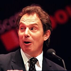 Tony Blair Prime Minister March 1999 at the Scottish Labour Party Conference