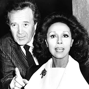 Vic Damone Singer with wife Diahann Carroll Actress and Singer