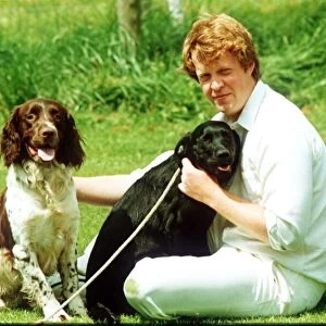 Viscount Althorp (Earl Spencer) attends celebrity cricket match at Alconbury