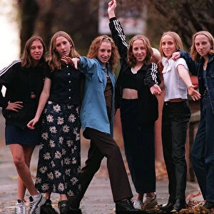 THE WALTON SEXTUPLETS NOVEMBER 1997 GROWING UP AS THEY APPROACH THEIR 14th BIRTHDAY FROM