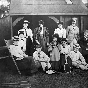 The Windsor Tennis Club, Newcastle, in 1890