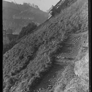 Dust Cart accident on East Looe cliff path