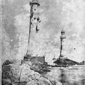 Eddystone Lighthouse Cornwall, building of