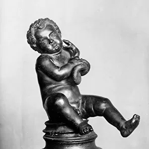 The child Hercules, bronze statuette, in the Correr Museum in Venice