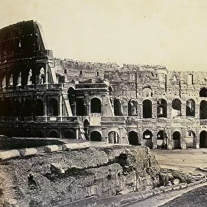 The Flavian Amphitheater or Colosseum in Rome