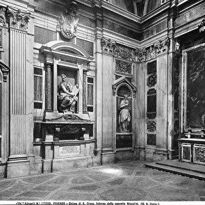 Interior of the Niccolini Chapel, by Giovanni Antonio Dosio and with statues by Pietro Francavilla, in the Basilica of Santa Croce, Florence