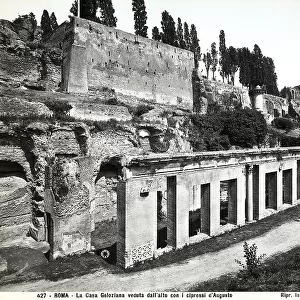 The ruins of what is thought to be Domus Gelotiana, in the archaeological area of the Palatine Hill in Rome