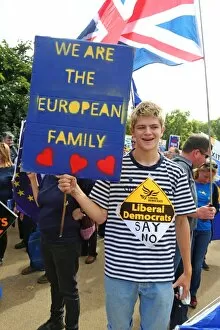 Anti-Brexit March for Europe, London, UK