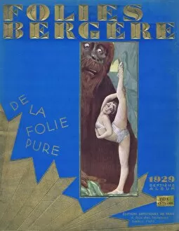 Cover of souvenir brochure for De La Folie Pure