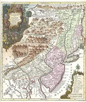 1756 lotter map pennsylvania new jersey new york Trending Item 2