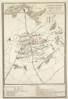 Map of the Battle of Waterloo, 18 June 1815 Map of the Battle of Waterloo, 18 June 1815