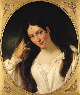 Portrait of La Malibran in the Role of Desdemona (oil on canvas)