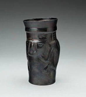 Cup with RepousseFigure, A. D. 1100 / 1470. Creator: Unknown